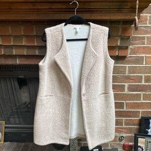 Boutique Tribal Jeans Sweater Vest, Beautiful Camel Color.